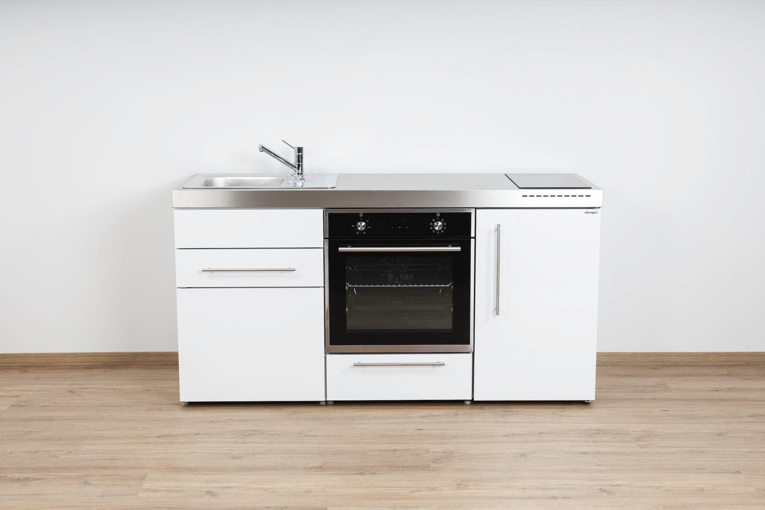 MPB170-Weiss Miniküche Premiumline MPB 170 - Mit Backofen