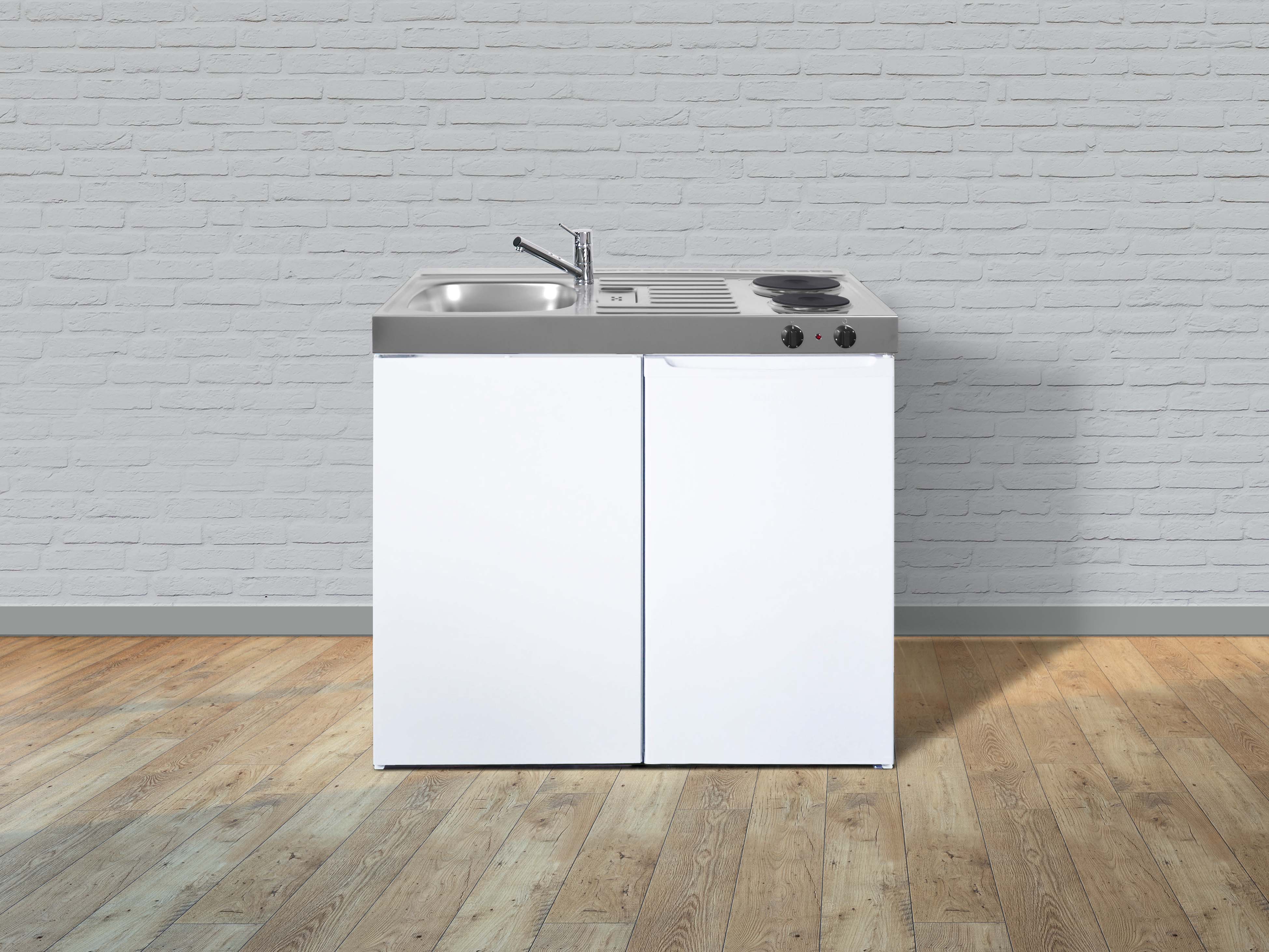 Easyline_ME100 Miniküche Easyline ME 100 - Mit Kühlschrank