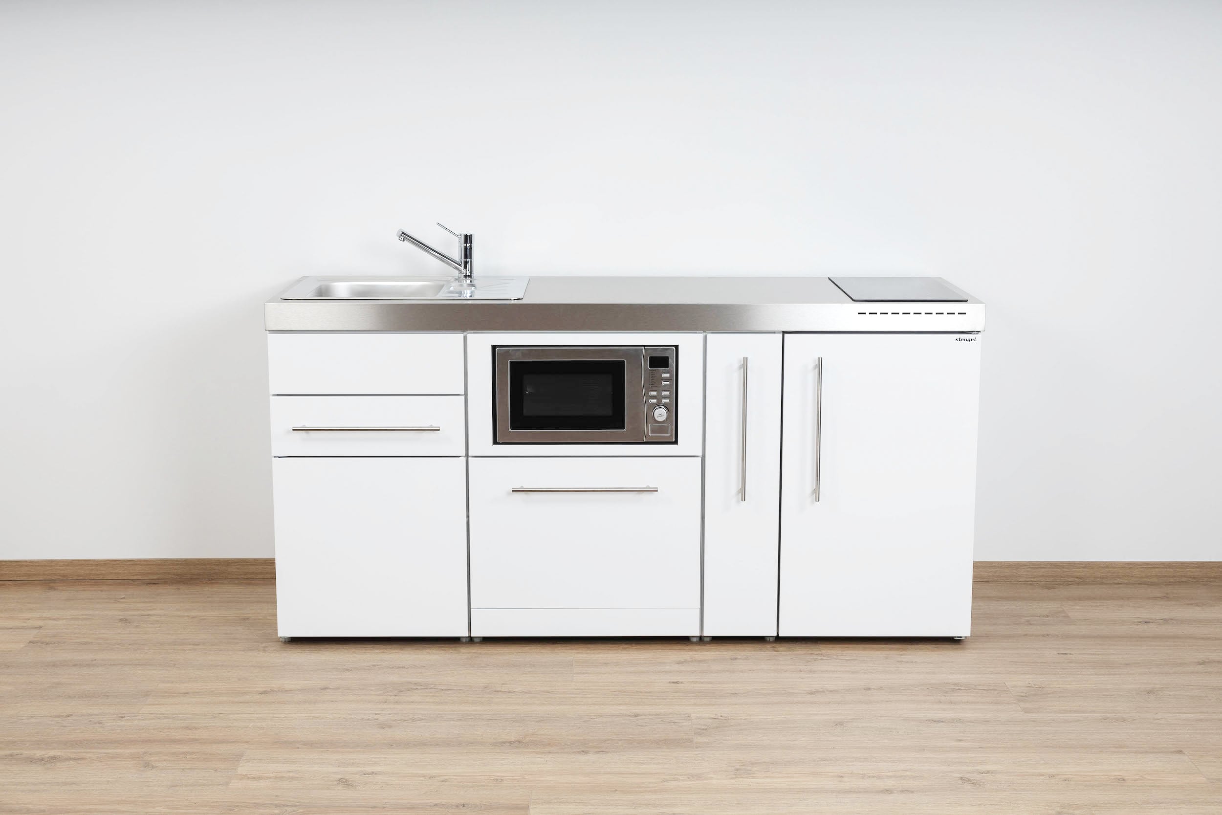 Miniküche Premiumline MPGSM 180 A - Mit Geschirrspüler & Microwelle