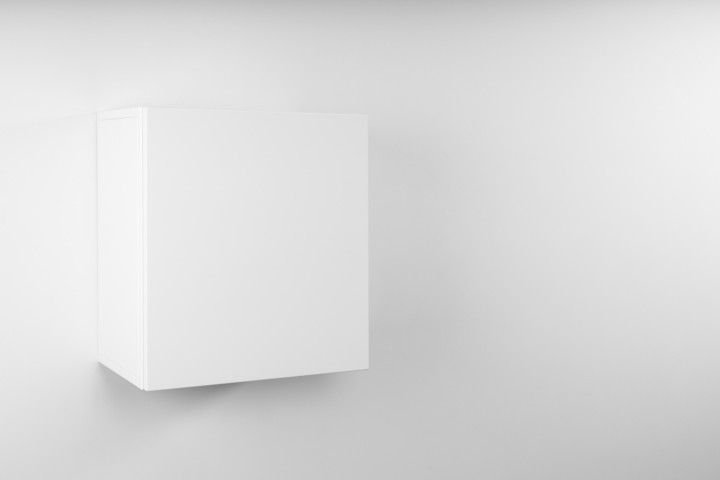 560_500_oG_weiss Hängeschrank Classic HSCL 50 mit verdeckter Griffleiste - 50cm Breite