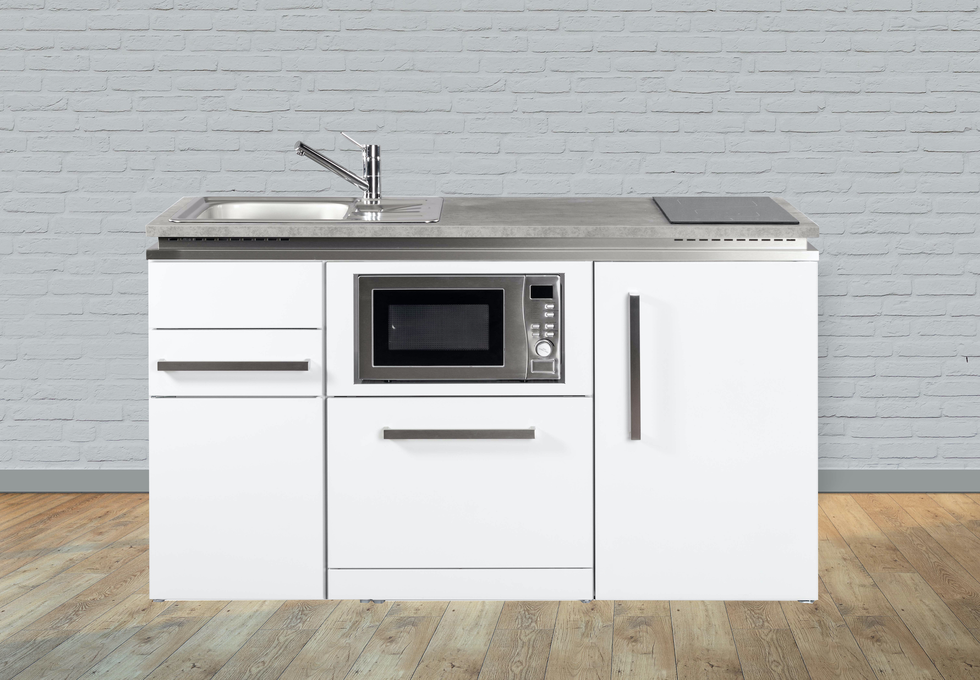 MDGSM150-GKFicLdJSk5uJuBD Miniküche Designline MDGSM 150 - Mit Geschirrspüler - Mikrowelle