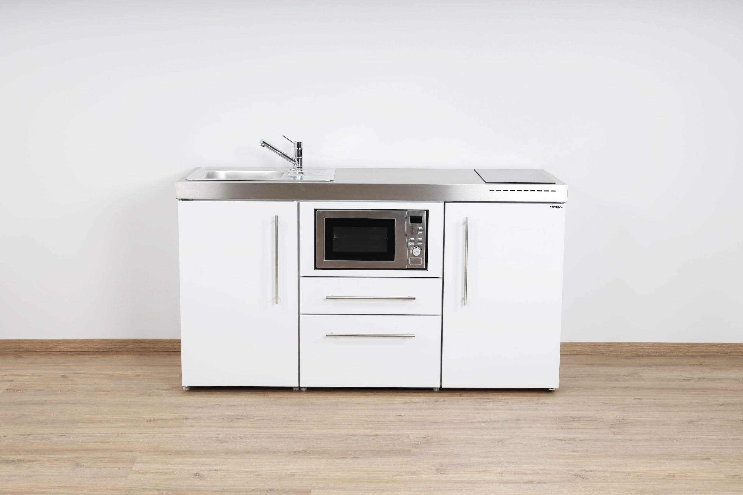 MPM160-Weiss Miniküche Premiumline MPM 160 - Mit Mikrowelle