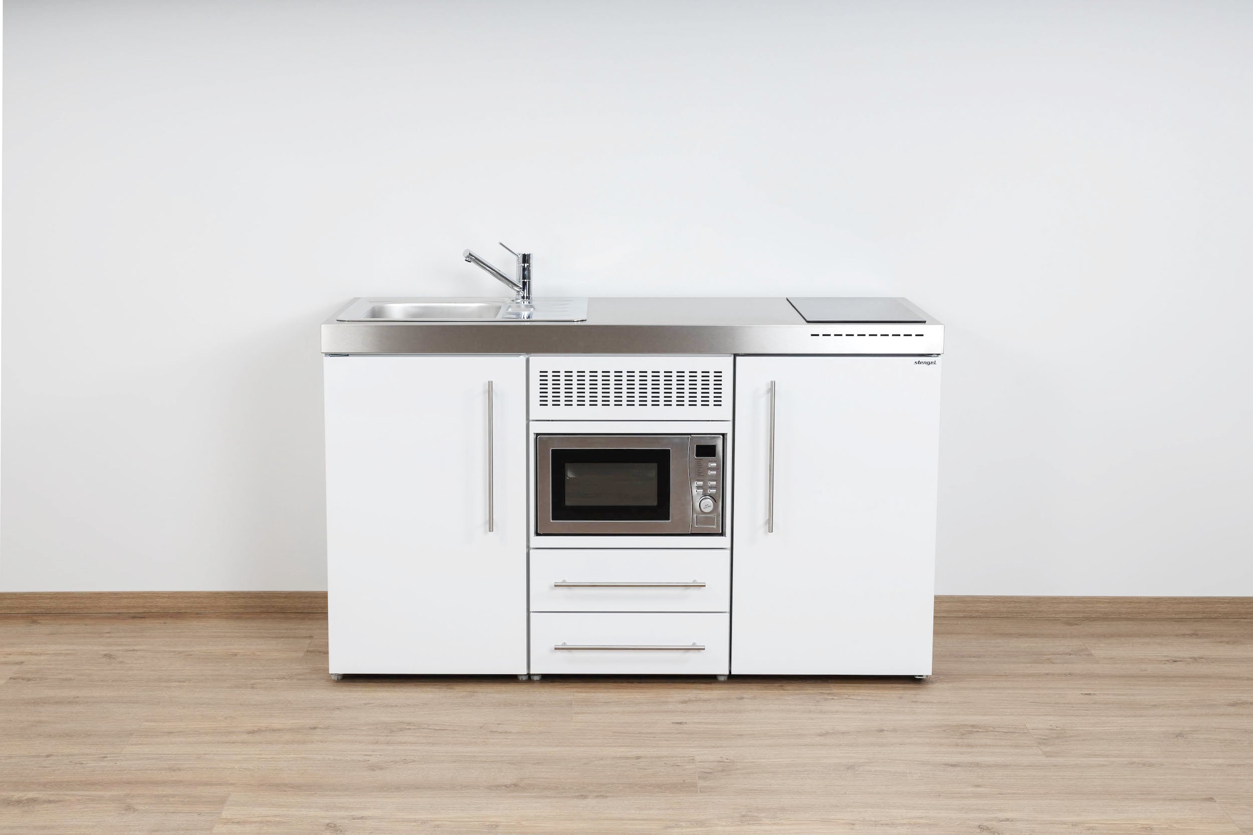 MPM150-Weiss Miniküche Premiumline MPM 150 - Mit Mikrowelle
