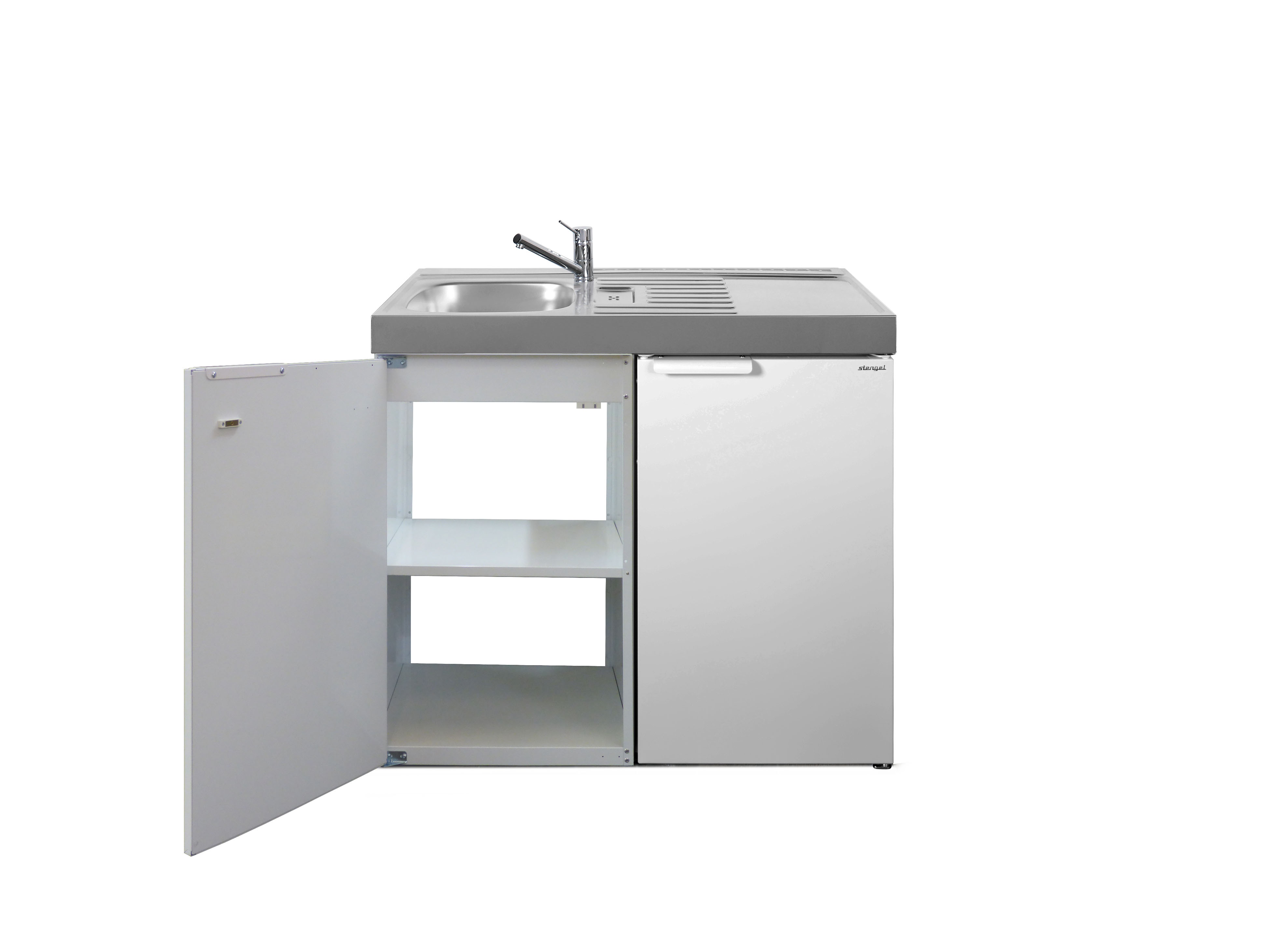 MK100-weiss-Fachboden-3 Fachbodeneinsatz für Miniküche Easy,- Kitchen,- Premiumline