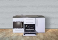Miniküche Premiumline MPGSMOS 170 - Mit Geschirrspüler, Mikrowelle & Backofen Miniküche Premiumline MPGSMOS 170 - Mit Geschirrspüler, Mikrowelle & Backofen