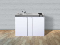 Miniküche Kitchenline MK 120 A - Mit Kühlschrank & Auszug Miniküche Kitchenline MK 120 A - Mit Kühlschrank & Auszug