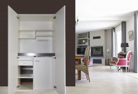 Schrankküche SK Basic Plus 90 Holz - inkl. Beleuchtung & Schublade Schrankküche SK Basic Plus 90 Holz - inkl. Beleuchtung & Schublade