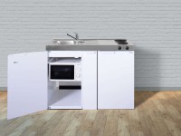Miniküche Kitchenline MKM 120 A - Mit Mikrowelle & Auszug Miniküche Kitchenline MKM 120 A - Mit Mikrowelle & Auszug